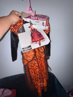 Orange Witch Costume