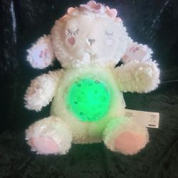 Dreamglo Baby Lamb Plush Figure. Pre-owned.
