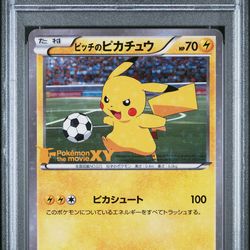 2014 Pokemon Japanese Xy Promo Pitch's Pikachu-Holo #XY-P