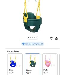 2 Baby Swing Replacement With High Back