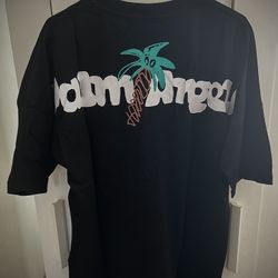 Men’s Medium Palm Angels T Shirt (Black/White)