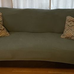 Free Couch with Cover - Brown