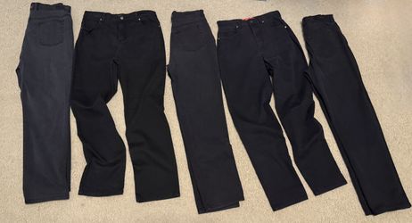5 Pair Black Gloria Vanderbilt Jeans (Size 10) -  $15.00 Each