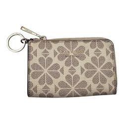 Kate Spade Spade Flower Coated Canvas Key Pouch Card Wallet