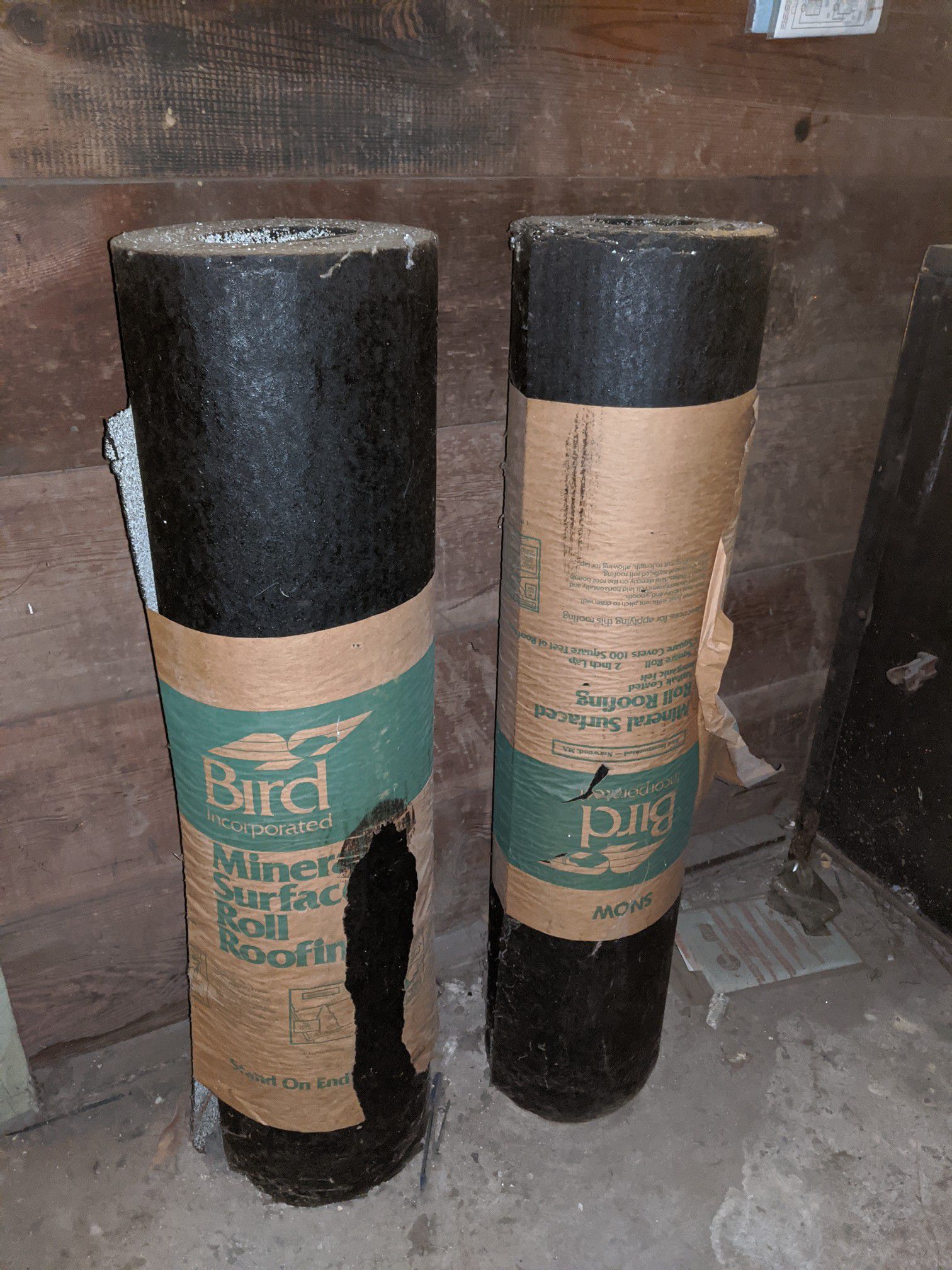 FREE Mineral surfaced roll roofing rolls