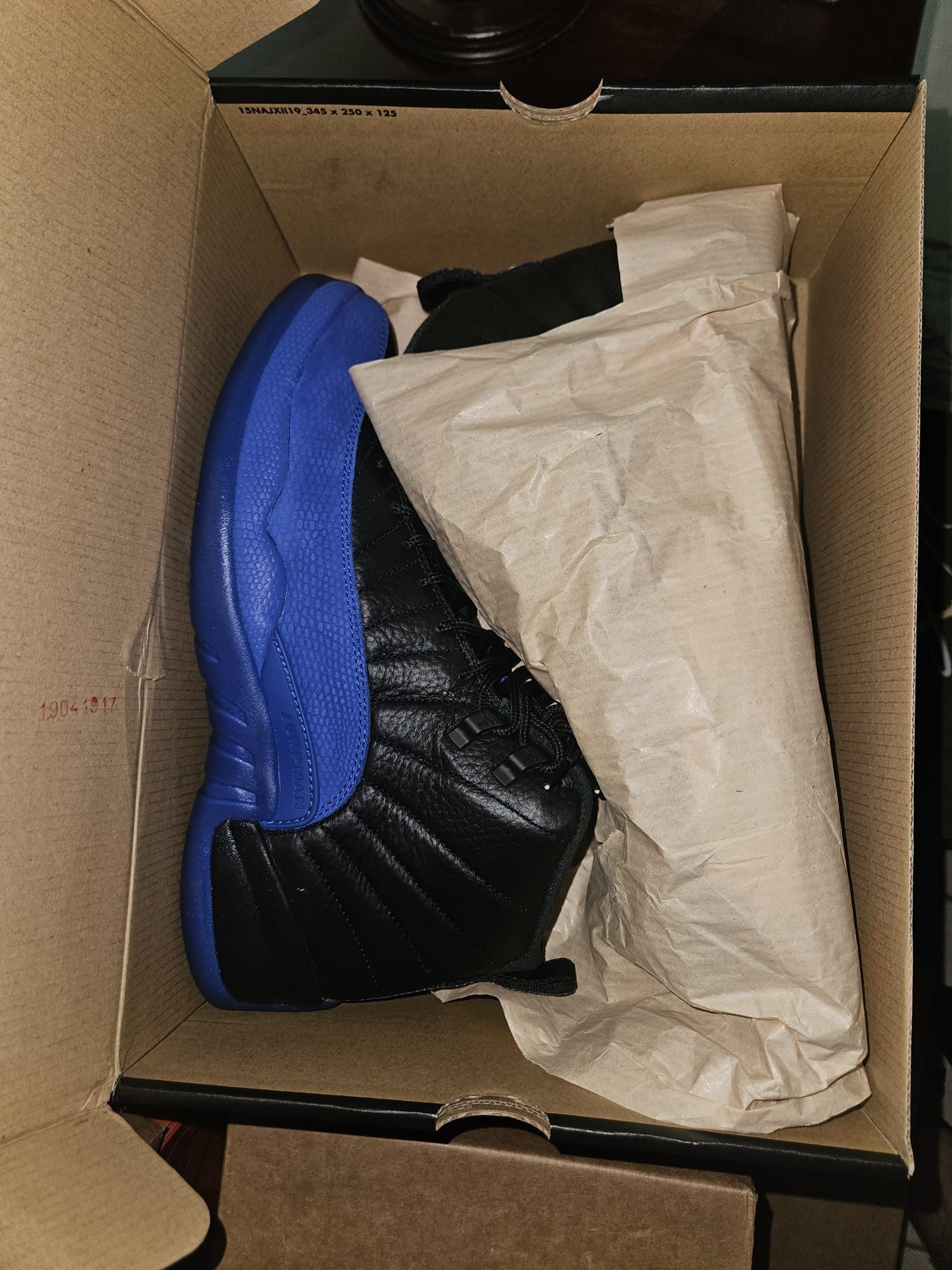 Jordan 12 Black Game Royal