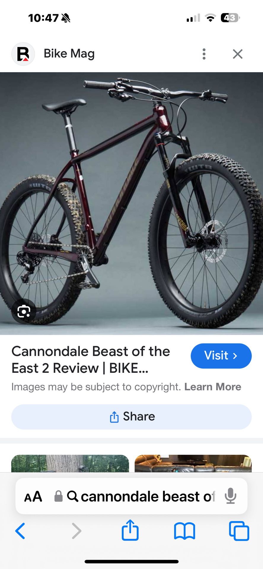 Cannondale Beast Of The East 2018