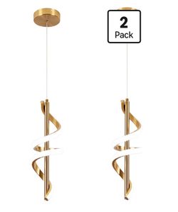 Gold Led Pendant Light Fixtures
