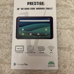 prestige 10" HD QUAD CORE ANDROID TABLET 2023 model