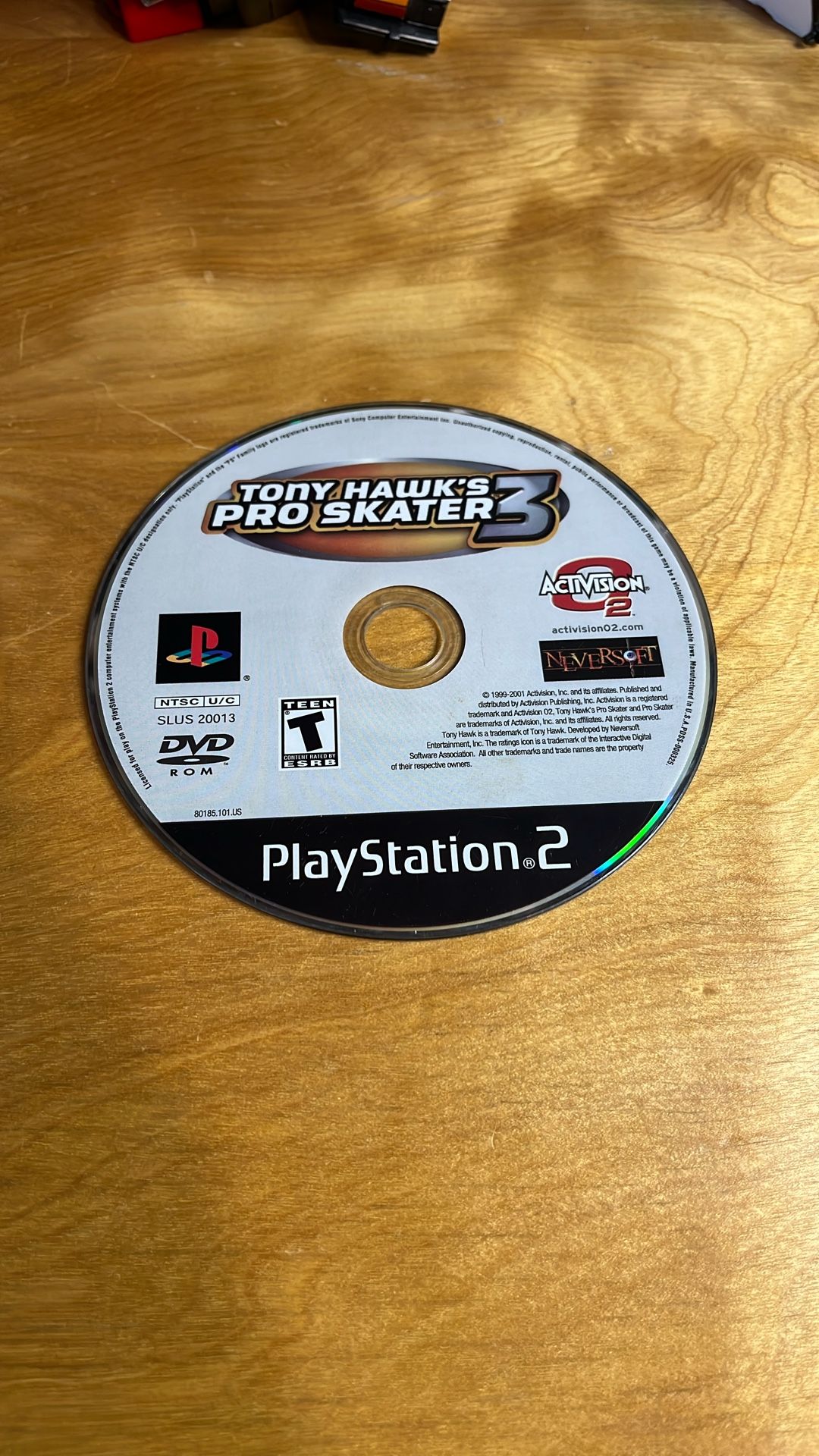 PlayStation 2 / PS2 - Tony Hawk 3