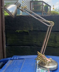 VINTAGE TENSOR SL443 DESK LAMP IN STORAGE-NEEDS POLISHED *READ THE DESCRIPTION & SEE ALL PICS*