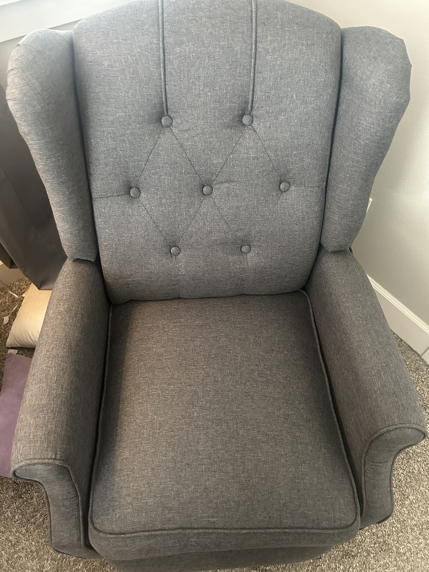 Wingback Recliner Chair With Hear And Massage