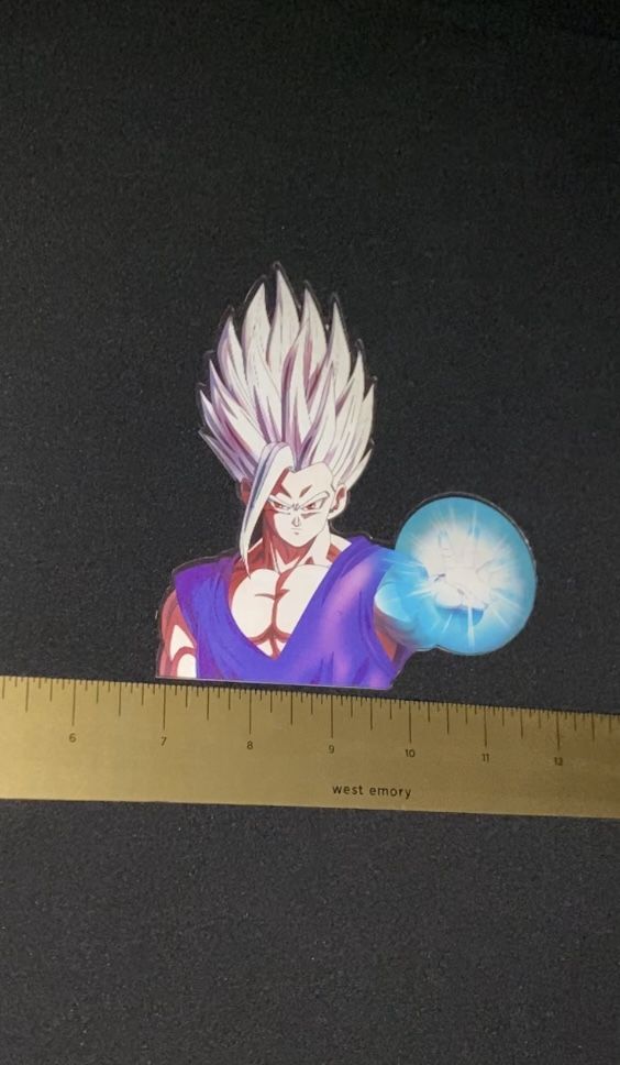 Dragon Ball Z Gohan 3D Lenticular Anime Decal Sticker