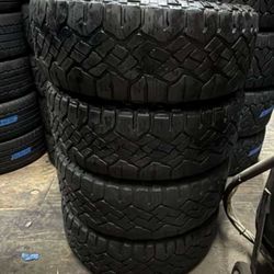 275 55 20 GoodYear Wrangler Set of 4 Used