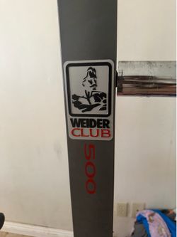 Weider Club 500 Bench Press/Squat Cage & Cable Weight Exercise System