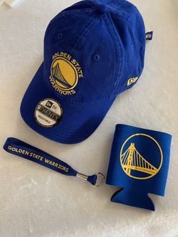 NEW! GS Warriors hat, koozie and keychain