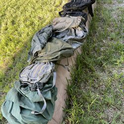 Army Military Duffle Cargo Back Pack Bag Camo