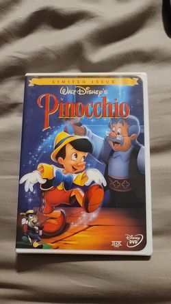 Disney Limited Issue Pinocchio dvd