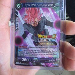 Dragon Ball Super Card Black Goku Judge Stamp