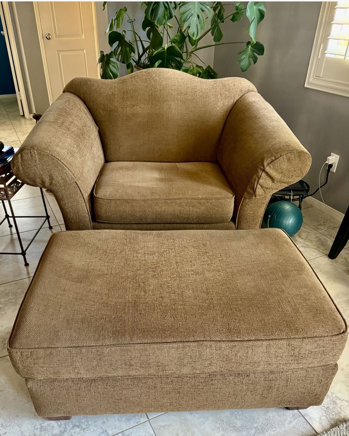Chair & Ottoman