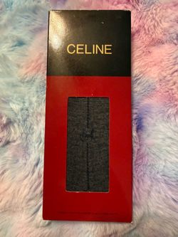 Celine Gray Dress Socks - New in Box
