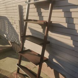 5 Tier Leaning Bookshelf