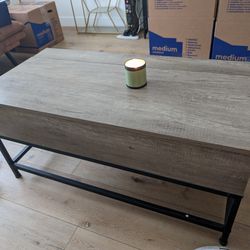 Coffee Table With Pop Up