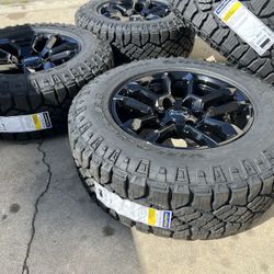 New Chevy Silverado Rims And Tires 18” Oem Factory Wheels Rines Y Llantas Nuevas Fits Silverado Tahoe RST Avalanche Suburban GMC Sierra Yukon 