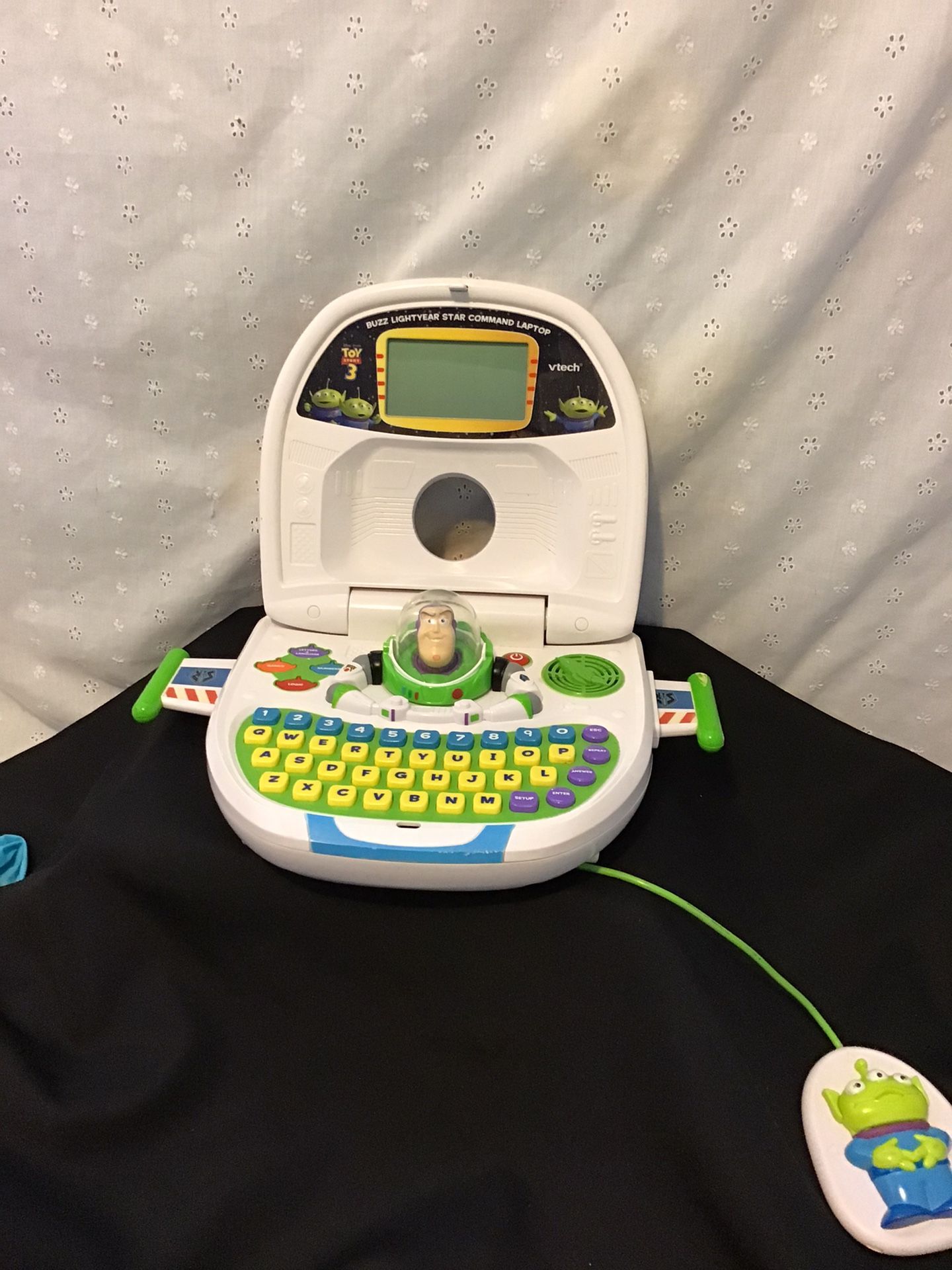 VTech, Toy Story 3 Buzz Light year Star, Command Laptop Disney .