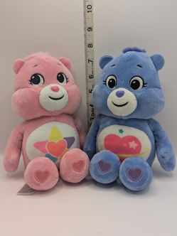 Care Bears Best Friend Bear & Sweet Dreams Bear Plush Lot of 2