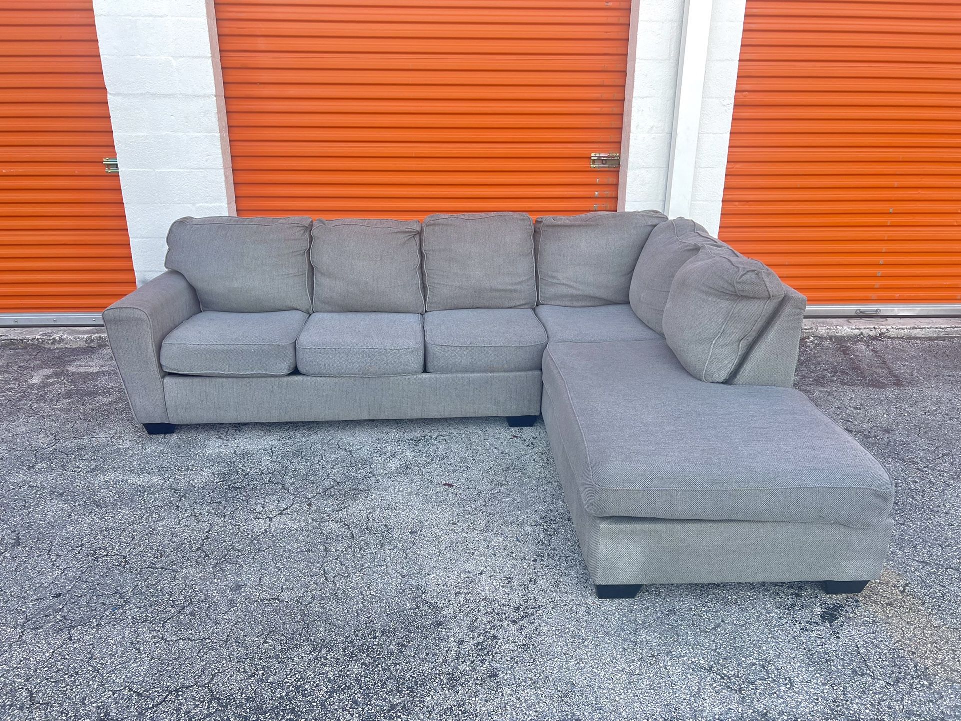Large Grey Sectional Couch