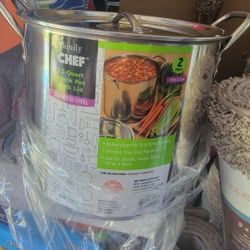 🆕️ 12 QUART STOCK POT. STAY COOL HANDLES DRIP FREE POURING