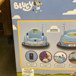 Bluey Bumper Car 6v Battery Powered Ride On 