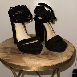 Strappy Lace Up Heels