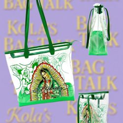 Ed Hardy Virgin De Guadalupe Large Tote