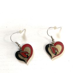 ARIZONA CARDINALS EARRINGS / BRAND NEW 