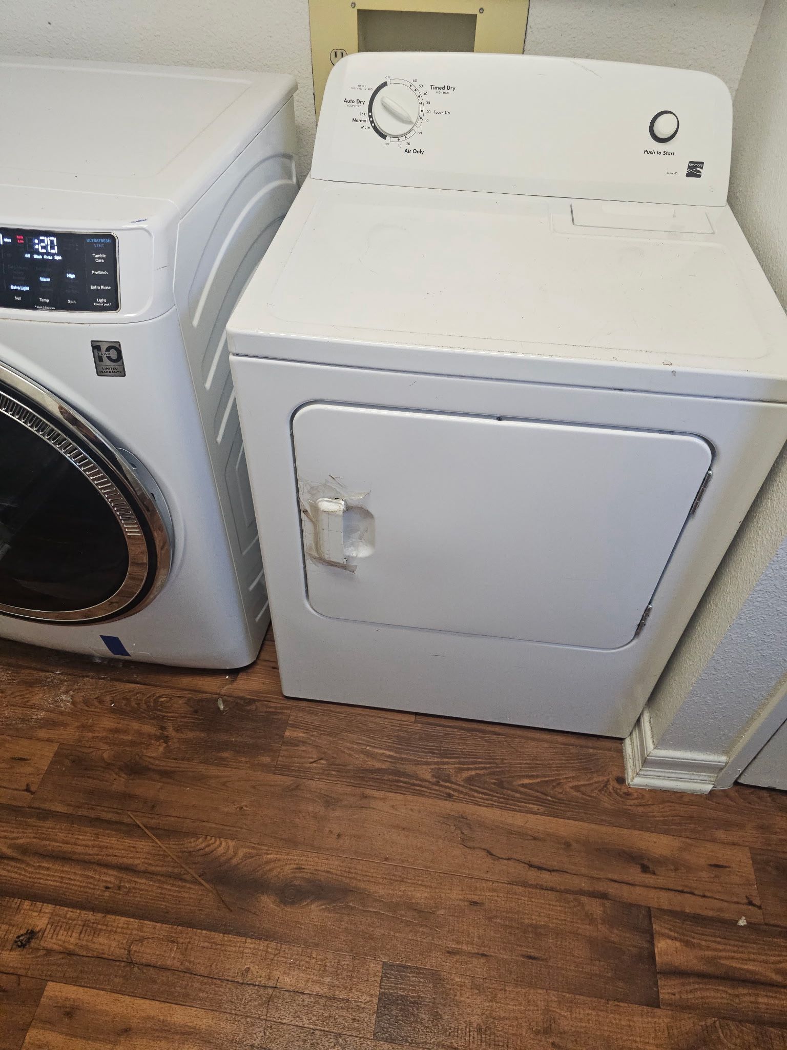 washer and dryer