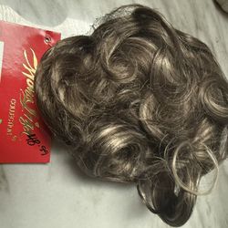 Beautiful Synthetic Hairpiece With Large Combs