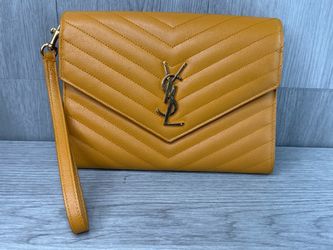 Saint Laurent Monogram Quilted Leather Pouch GUE617662-1020 (A1D033187)