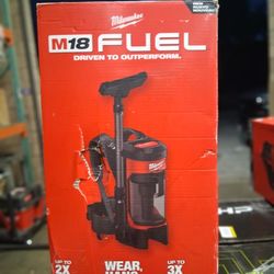 MILWAUKEE M18 FUEL 18-Volt Lithium-Ion Brushless 1 Gal. Cordless 3-in-1 Backpack Vacuum (Vacuum-Only)
