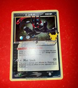 Pokemon Greninja Gold Star Promo SWSH144 Celebrations 25th Anniversary