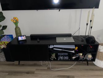 Modern TV Stand Black