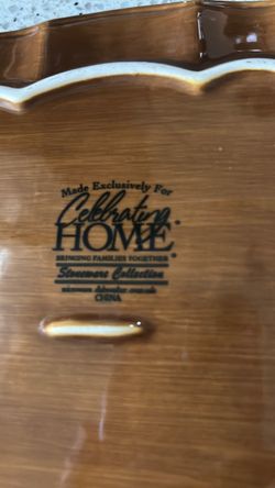 Celebrating Home Stoneware Collection Dish