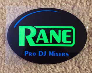RANE PRO DJ MIXERS STICKER