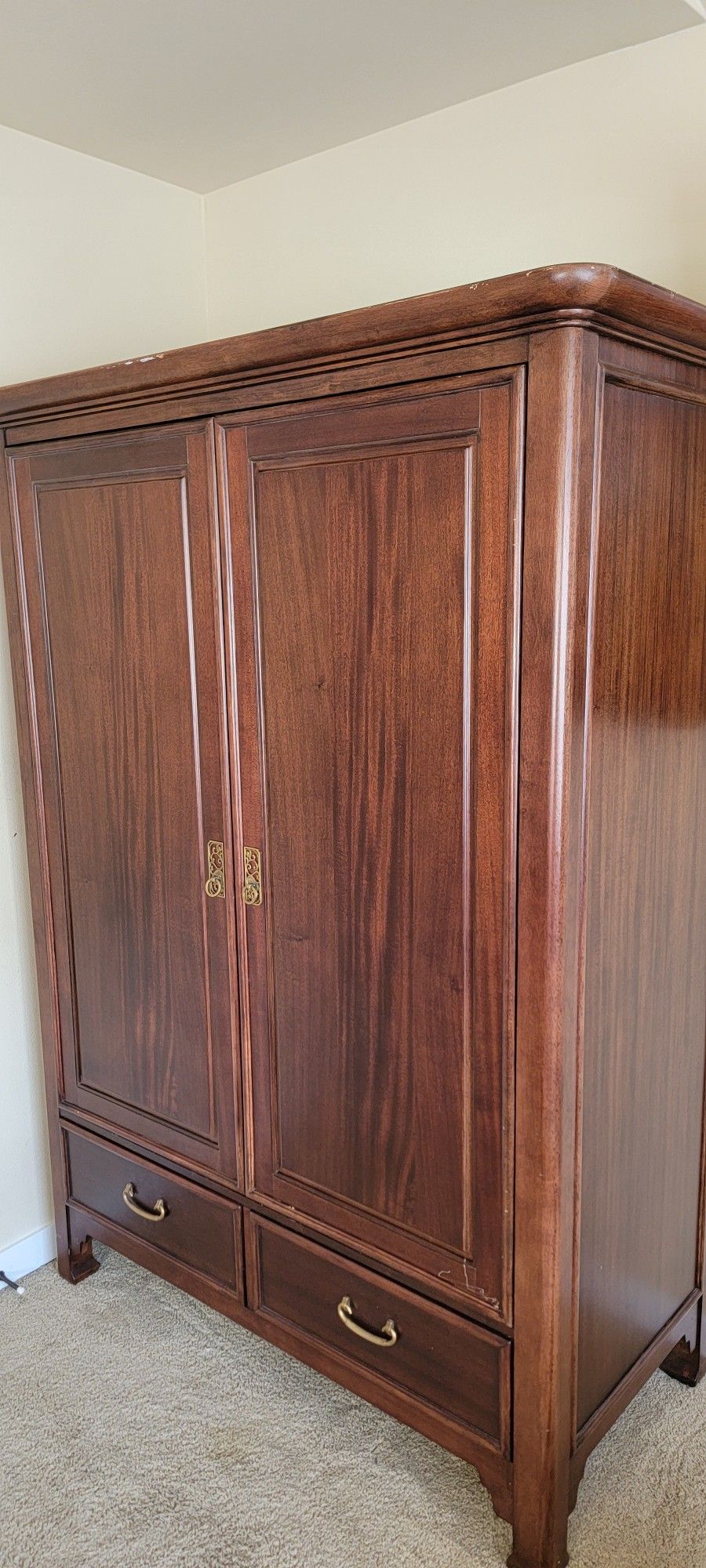 Bernhardt Armoire Solid Cherry Wood