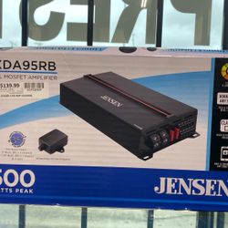 Jensen 1500 Watt Car Amp (XDA95RB)