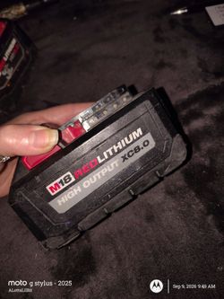 M18 8.0 and 9.0 batteries