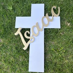 Custom Cross with Name Personalized