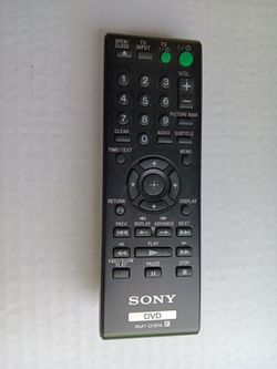 Sony DVD Player Remote