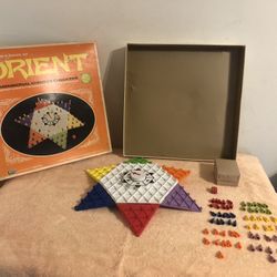 Vintage 1972 Lakeside Orient 3 Dimensional Chinese Checkers #8323 Complete 